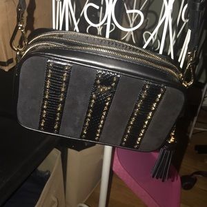 Michael Kors black and gold bag